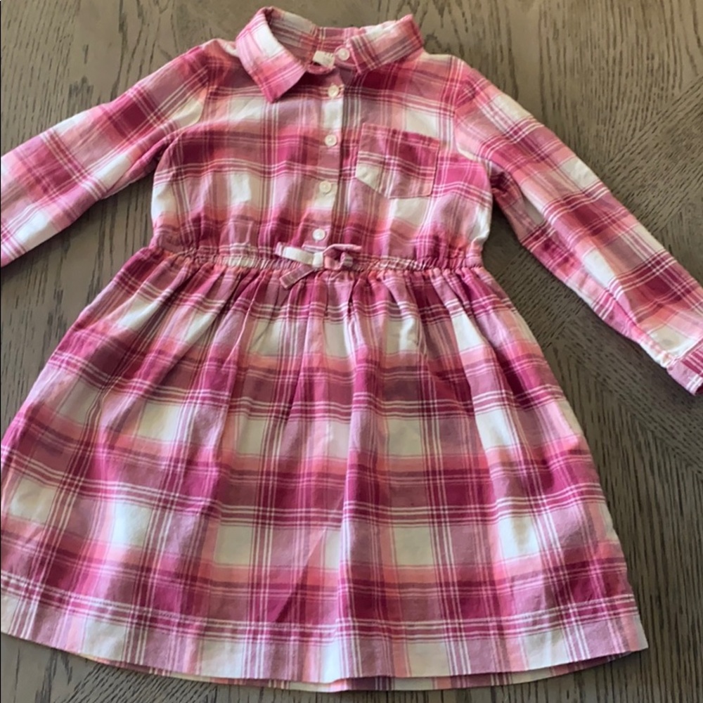 Gap dresses (denim and plaid pink) - Picture 2 of 3